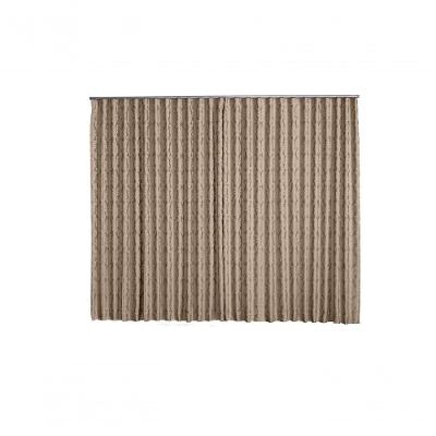 Cortina Jacquard 4,00x2,30 Para Trilho Suíço vinho
