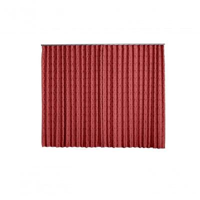 Cortina Jacquard 4,00x2,50 Para Trilho Suíço rosê-rosa