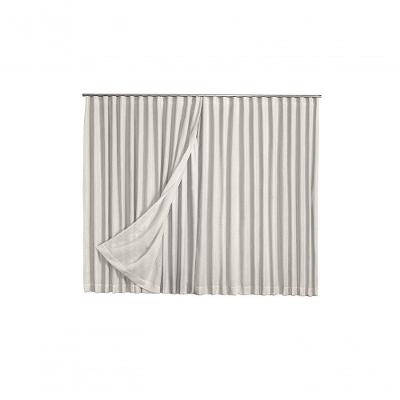Cortina Microfibra Com Linho 4,00x2,50 Para Trilho Duplo