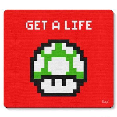 Mouse Pad Cogumelo Pixel Get A Life