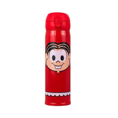 Garrafa Térmica Vermelha Mônica 400ml - Turma Da Mônica