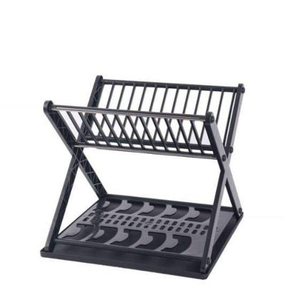 Escorredor De Louça Duplo Porta Pratos E Talheres