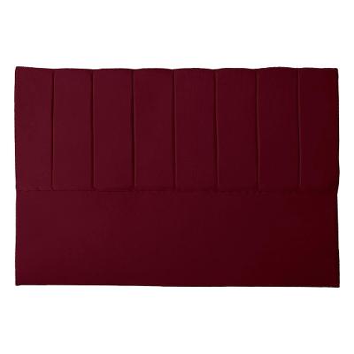 Cabeceira Casal King Estofada Para Cama Box Dália Suede Bordo