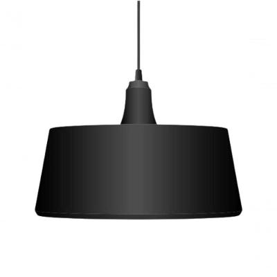 Luminária Pendente De Mesa Retrolux Moderna Elegante Preto Preto