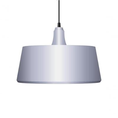 Luminária Pendente De Mesa Retrolux Moderna Elegante Branco Branco