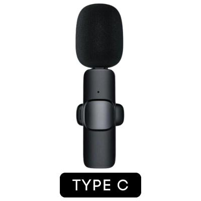 Microfone Lapela Sem Fio Compatível Android Usb C Type C