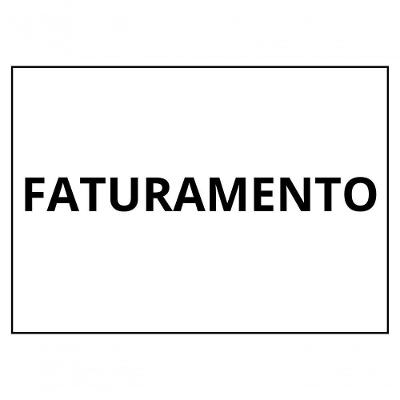 Placa Sinalização 1/2 Oficio Faturamento Mdf Natural [f031]