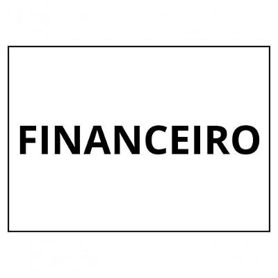 Placa Sinalização 1/2 Oficio Financeiro Mdf Natural [f031]