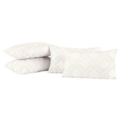 Kit 04 Almofadas Cheias Aveline 60cm X 30cm - Off White