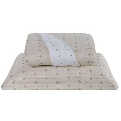 Cobre Leito Solteiro Decor Bordado 200 Fios 2 Peças - Avela
