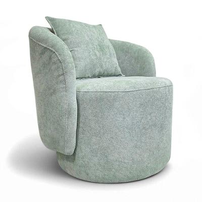 Poltrona Decorativa Para Sala Quarto Aisha Orgânica Élpis Móveis Boucle Erva Doce