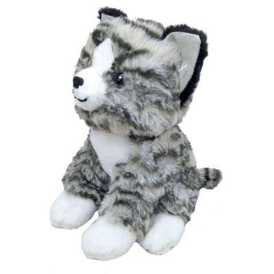 Gato Pelúcia Mesclado 21 Cm 21 Cm Altura