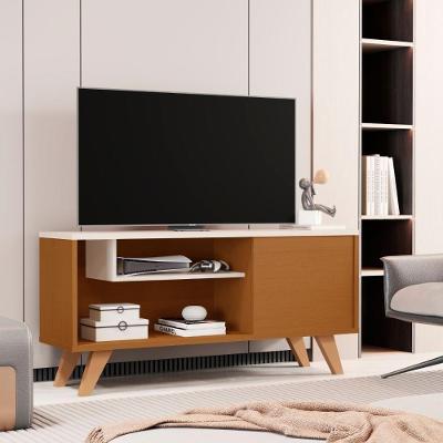 Bancada Tvs 60 Polegadas Redwood Nature Off White