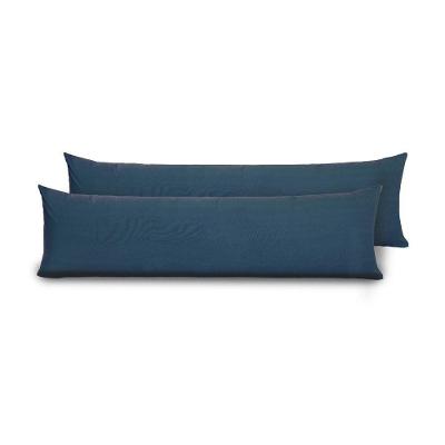Fronhas Para Travesseiro De Corpo Slim 1,50m X 50cm 2 Unidades - Marinho