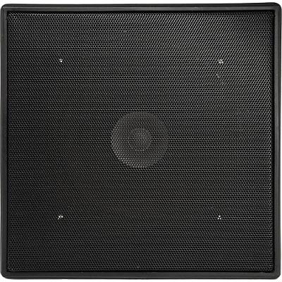 Kit Arandela 6? Full Range Orion 55w Rms Quadrada Preta - Par / 2