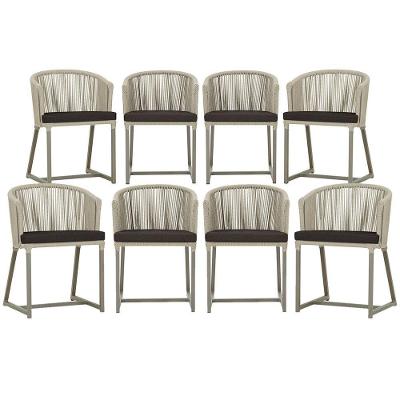 8 Cadeiras De Jantar área Noronha Fendi E9 Trama Original Rami