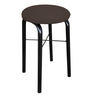 Banqueta Baixa Manu Suede Marrom