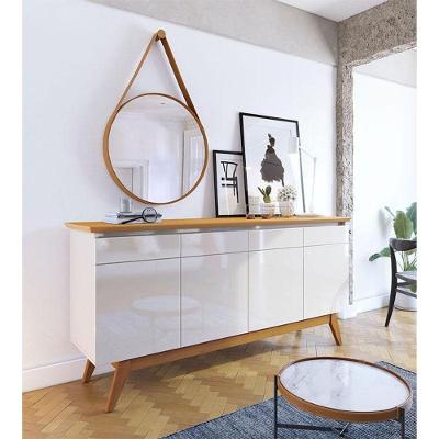 Aparador Para Sala Buffet Ambiente Classic 1.8 Off White Nature - Imcal