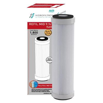 Refil Filtro Caixa D'água Mid 9.3/4 Lavável Hidrofiltros