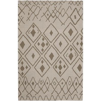 Tapete P/ Sala Serido 21645 Cream/taupe 1,43x2,20 São Carlos