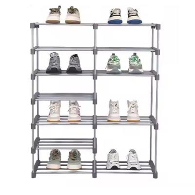 Sapateira Grande Com 12 Prateleiras Organize Até 30 Pares De Sapatos E Tênis Estante Multiuso Para Quarto E Espaços