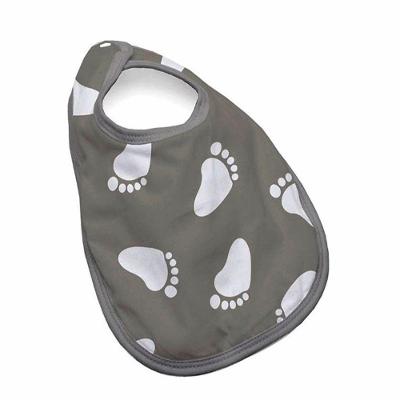 Babador Tecebem Baby Kinder Impermeável C/ Botão Mia Cinza