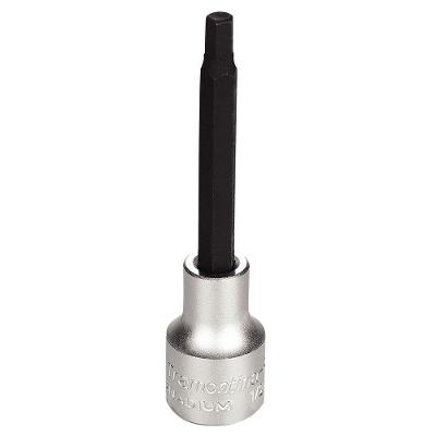 Soquete Em Aço Cromo Vanádio Ponta Hexagonal Longa 7/32" - Encaixe 1/2" Tramontina Pro Tramontina