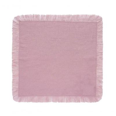 Guardanapo Unitário Franja Coloratta Rosa Vintage 303041- Copa & Cia