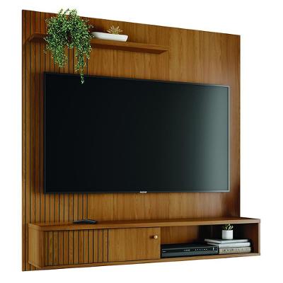 Painel Home Suspenso Aurora Cumaru Para Tv Até 65 Madetec Cumaru