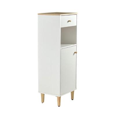 Gabinete Armário Banheiro Ditália 1pt 1gav Bn-07 Cor:branco Branco
