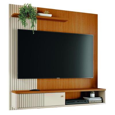 Painel Home Suspenso Aurora Cinamomo Off White Para Tv Até 65 Madetec Cinamomo Off White