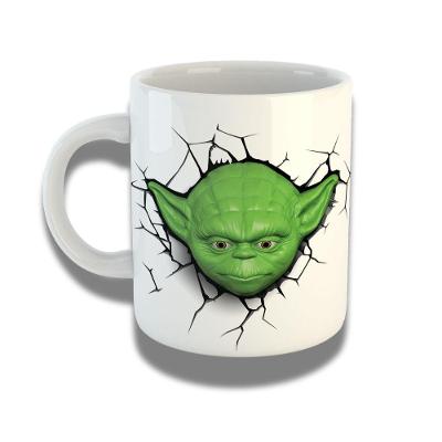 Caneca De Porcelana 325ml Com Design 3d Exclusivo Star Wars 2