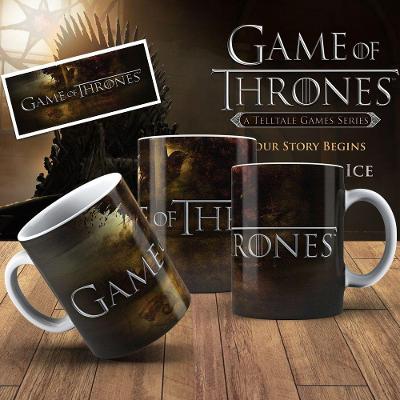 Caneca De Porcelana 325ml Game Of Thrones Decorada Game Of Thrones 3