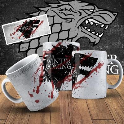 Caneca De Porcelana 325ml Game Of Thrones Decorada Game Of Thrones 5