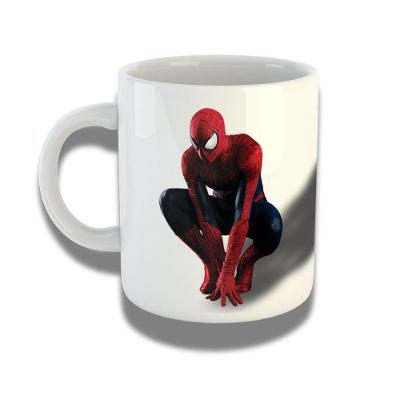 Caneca De Porcelana 325ml Com Design 3d Exclusivo Homem Aranha