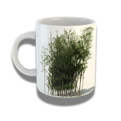Caneca De Porcelana 325ml Com Design 3d Exclusivo árvore