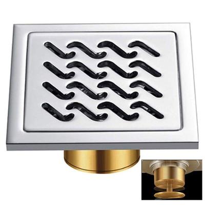 Ralo Inox 10x10 Banheiro Lavabo Anti Odor Anti Inseto Anti Corrosao Casa Cozinha Lavandeira Resistente Seguro Higienico