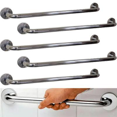 Barra Alça Apoio Kit 5 Uni Aço Inox 50 Cm Acessibilidade