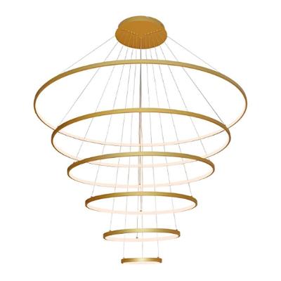 Lustre Pendente Sindora Qd05447 Dourado Led Bivolt