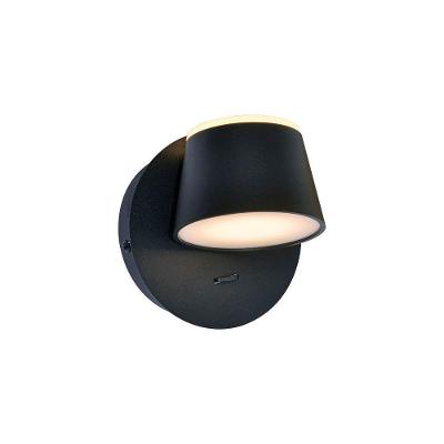 Arandela Sindora Dcb03258 Led Com Interruptor Preta Bivolt