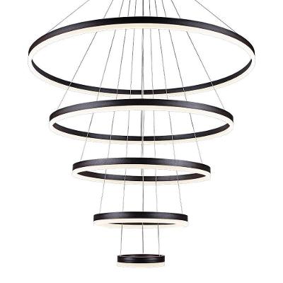 Lustre Pendente Sindora Dcd03093 Preto Led Bivolt