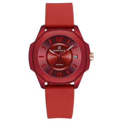 Relógio Esportivo De Silicone Confortável Moda Clássica À Prova Da Água Vermelho