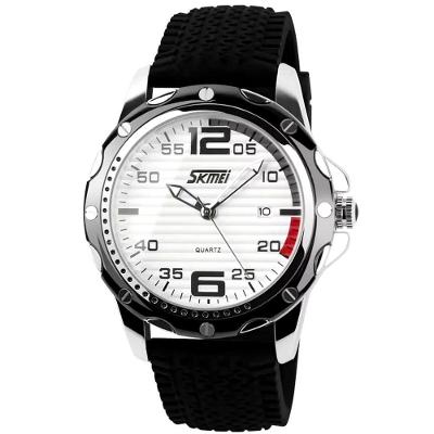 Relógio Esportivo Com Pulseira De Silicone À Prova Da Água 3atm Branco