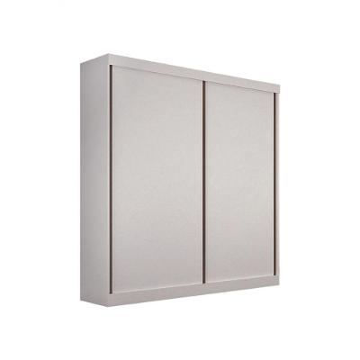 Guarda Roupa Solteiro 2 Portas 3 Gavetas São Paulo-branco Leifer Móveis