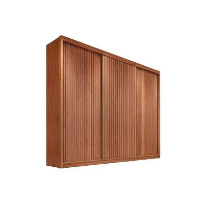 Guarda Roupa Casal 3 Portas 6 Gavetas Diamond-cumaru-ripado 3d Móveis Novo Horizonte