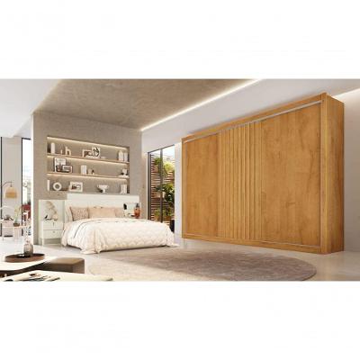 Guarda Roupa Casal 3 Portas 6 Gavetas Vitoria-peroba Móveis Europa