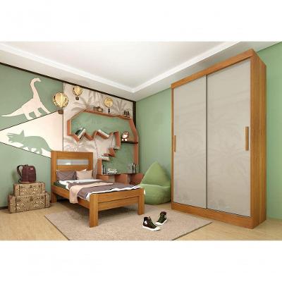 Guarda Roupa Solteiro 2 Portas 2 Gavetas Firenze-cinamomo Tcil Móveis