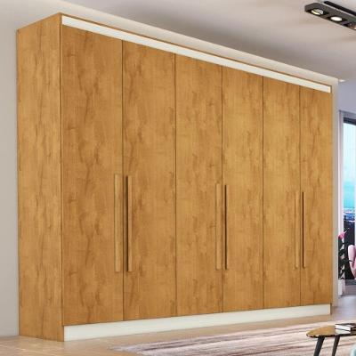 Guarda Roupa Casal 6 Portas 4 Gavetas Oslo-peroba Made Marcs