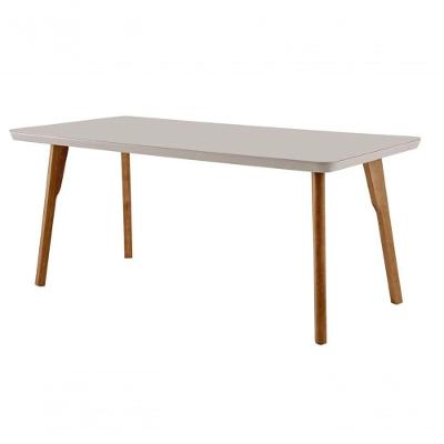 Mesa De Jantar Madeira Maciça Com Vidro - Turquia-1,20x0,80m - Espresso Móveis