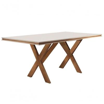 Mesa De Jantar Moderna - Nobre-2,20x1,10m - Requinte Salas